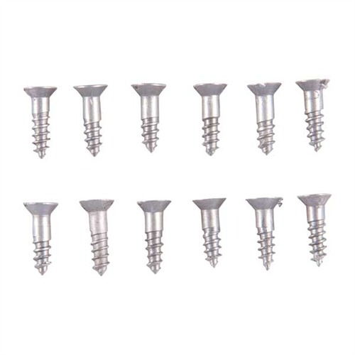 UNPLATED STEEL FLAT HEAD WOOD SCREW KIT 3X3/8” STEEL FLAT HEAD WOOD SCREWS BLUED 12 PACK UNPLATED STEEL FLAT HEAD WOOD SCREW KIT 3X3/8” STEEL FLAT HEAD WOOD SCREWS BLUED 12 PACK