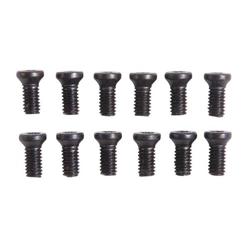 TORX HEAD SCOPE RING & BASE SCREW KIT T-10 WEAVER OVAL SCREW 6-40 X 11/32” 12 PACK