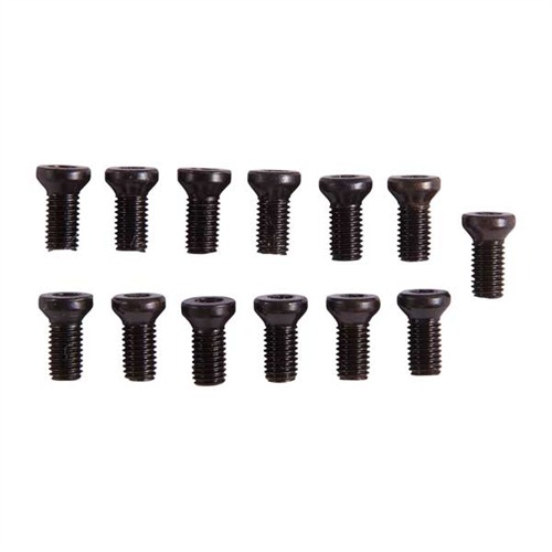 TORX HEAD SCOPE RING & BASE SCREW KIT T-10 WEAVER OVAL SCREW 6-48 X 1/4” 12 PACK