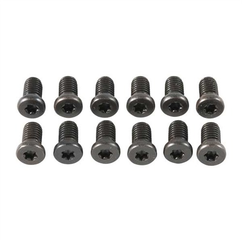 TORX HEAD SCOPE RING & BASE SCREW KIT T-10 WEAVER OVAL SCREW 8-40 X 11/32” 12 PACK