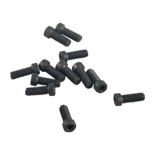 TORX HEAD SCOPE RING & BASE SCREW KIT T-10 FILLISTER HEAD SCREW 6-40 X 3/8” 12 PACK