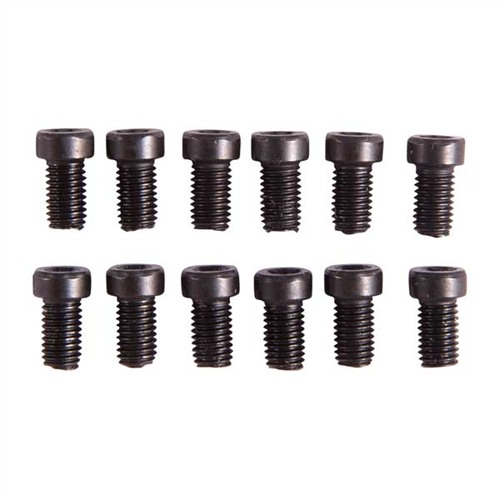 TORX HEAD SCOPE RING & BASE SCREW KIT T-10 FILLISTER HEAD SCREW 6-48 X 1/4” 12 PACK