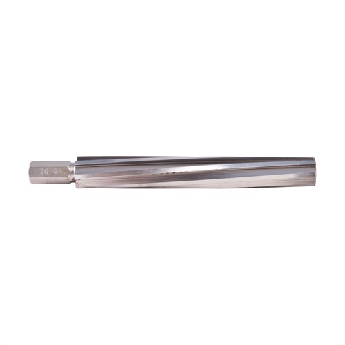 SPIRAL FLUTE LONG FORCING CONE REAMER SPIRAL FLUTE LONG FORCING CONE REAMER, 20 GAUGE, 7/16” HEX SPIRAL FLUTE LONG FORCING CONE REAMER SPIRAL FLUTE LONG FORCING CONE REAMER, 20 GAUGE, 7/16” HEX