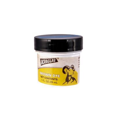 ACRAGLAS~ DYES ACRAGLAS DYE, BROWN, 1OZ