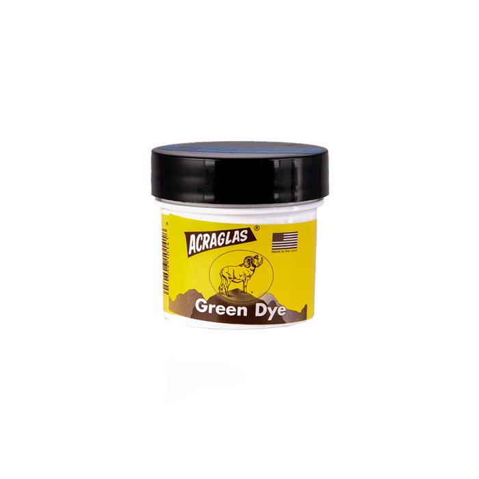 ACRAGLAS~ DYES ACRAGLAS DYE, GREEN CAMO, 1OZ ACRAGLAS~ DYES ACRAGLAS DYE, GREEN CAMO, 1OZ