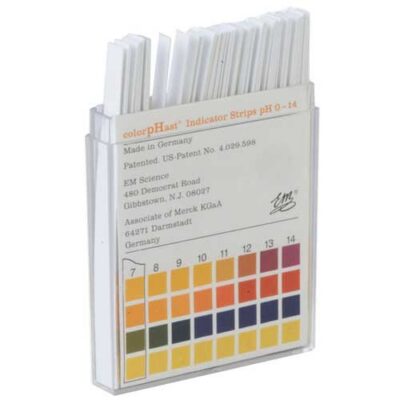 NEUTRALIZING KIT FOR OXYNATE~ 7 & 84 BLUING SALTS PH COLOR TEST STRIPS, 0-14, 100 PACK
