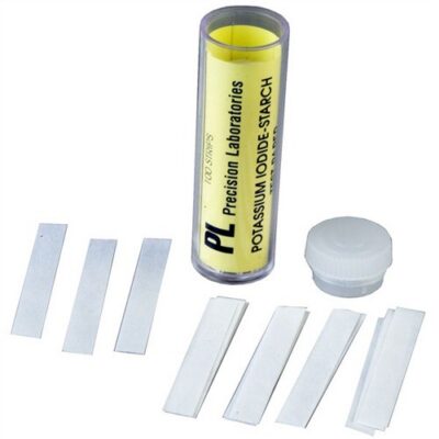 NEUTRALIZING KIT FOR OXYNATE~ 7 & 84 BLUING SALTS POTASSIUM IODIDE START TEST STRIPS, 100 PACK
