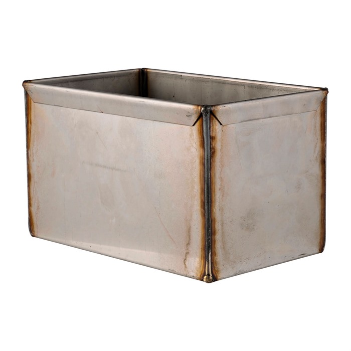 QUARTER TANK QUARTER BLUING TANK, 10” L X 6” H X 6” W, STAINLESS STEEL QUARTER TANK QUARTER BLUING TANK, 10” L X 6” H X 6” W, STAINLESS STEEL