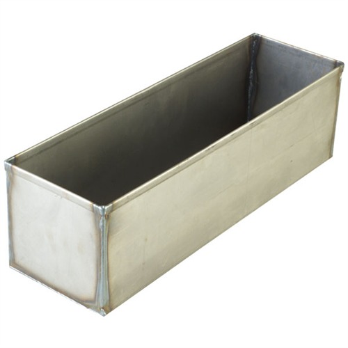 HALFTANKS HALF BLUING TANK,  20” L X 6” H X 6” W, STAINLESS STEEL