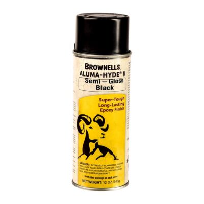 ALUMA-HYDE~ II ALUMA-HYDE II, SEMI-GLOSS BLACK, 12 OZ AEROSOL