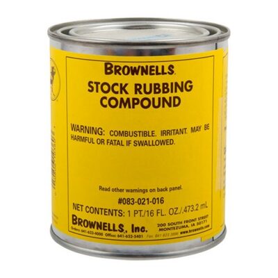 ”ORIGINAL” STOCK RUBBING COMPOUND STOCK RUBBING COMPOUND, ORIIGINAL, 1 PINT