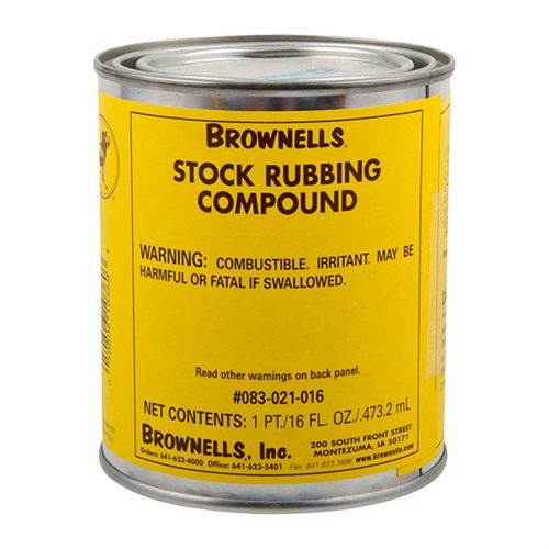 ”ORIGINAL” STOCK RUBBING COMPOUND STOCK RUBBING COMPOUND, ORIIGINAL, 1 PINT ”ORIGINAL” STOCK RUBBING COMPOUND STOCK RUBBING COMPOUND, ORIIGINAL, 1 PINT
