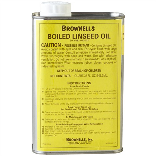 BOILED LINSEED OIL BOILED LINSEED OIL, 1 QUART
