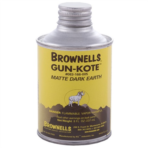 GUN-KOTE? OVEN CURE, GUN FINISH GUN-KOTE OVEN CURE GUN FINISH, 8OZ, MATTE DARK EARTH GUN-KOTE? OVEN CURE, GUN FINISH GUN-KOTE OVEN CURE GUN FINISH, 8OZ, MATTE DARK EARTH