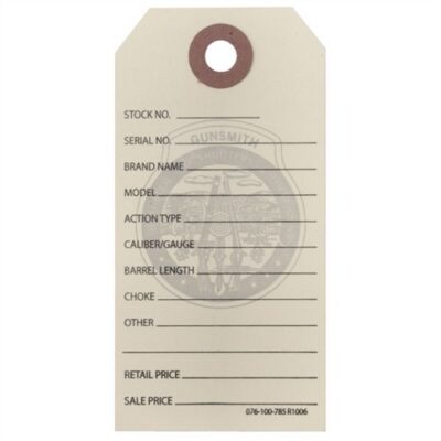 GUN PRICE TAGS GUN PRICE TAGS, MANILLA, 100 PACK