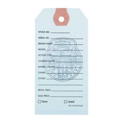 GUN PRICE TAGS GUN PRICE TAGS, LIGHT BLUE, 100 PACK