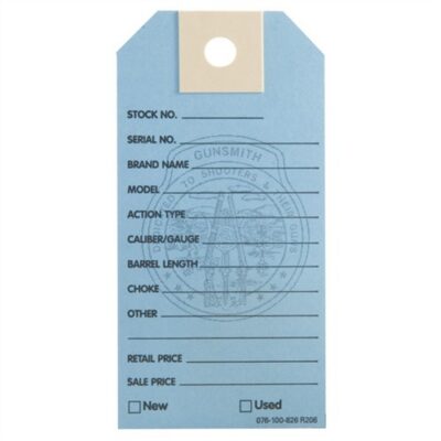GUN PRICE TAGS GUN PRICE TAGS, LIGHT BLUE, 1000 PACK