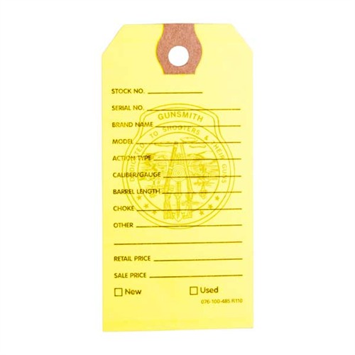 GUN PRICE TAGS GUN PRICE TAGS, YELLOW, 100 PACK GUN PRICE TAGS GUN PRICE TAGS, YELLOW, 100 PACK