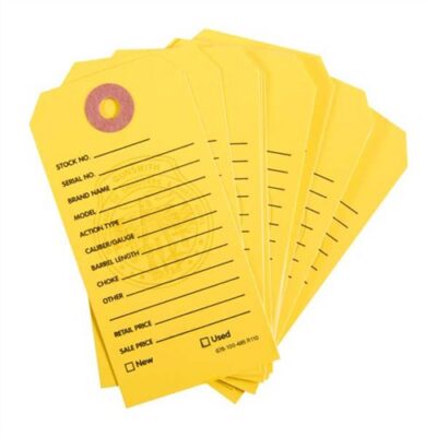 GUN PRICE TAGS GUN PRICE TAGS, YELLOW, 500 PACK