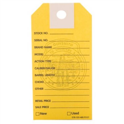 GUN PRICE TAGS GUN PRICE TAGS, YELLOW, 1000 PACK