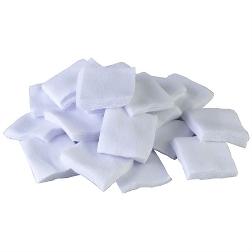 SQUARE 100% COTTON FLANNEL CLEANING PATCHES SQUARE COTTON PATCHES, 1.75”, 7MM/9MM, 1000 PACK SQUARE 100% COTTON FLANNEL CLEANING PATCHES SQUARE COTTON PATCHES, 1.75”, 7MM/9MM, 1000 PACK