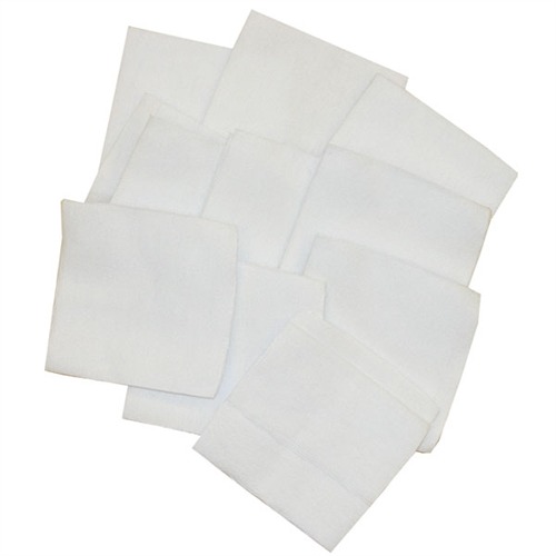 SQUARE 100% COTTON FLANNEL CLEANING PATCHES SQUARE COTTON PATCHES, 3”, 16/12 GAUGE, 1000 PACK SQUARE 100% COTTON FLANNEL CLEANING PATCHES SQUARE COTTON PATCHES, 3”, 16/12 GAUGE, 1000 PACK
