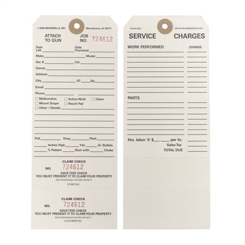 DOUBLE STUB CLAIM CHECKS DOUBLE-STUB CLAIM CHECKS, 100 PACK DOUBLE STUB CLAIM CHECKS DOUBLE-STUB CLAIM CHECKS, 100 PACK