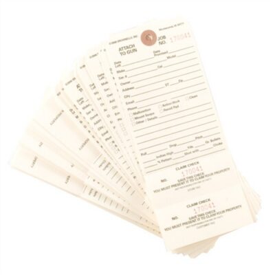 DOUBLE STUB CLAIM CHECKS DOUBLE-STUB CLAIM CHECKS, 1000 PACK