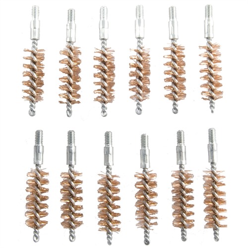 DOUBLE-TUFF? BORE BRUSH DOUBLE-TUFF BRONZE PISTOL BRUSH 10MM/40 CALIBER 12 PACK DOUBLE-TUFF? BORE BRUSH DOUBLE-TUFF BRONZE PISTOL BRUSH 10MM/40 CALIBER 12 PACK