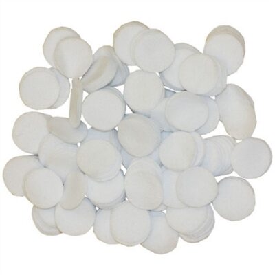ROUND 100% COTTON FLANNEL CLEANING PATCHES ROUND COTTON FLANNEL PATCHES, .875” .17/.22 CAL, 1000 PACK