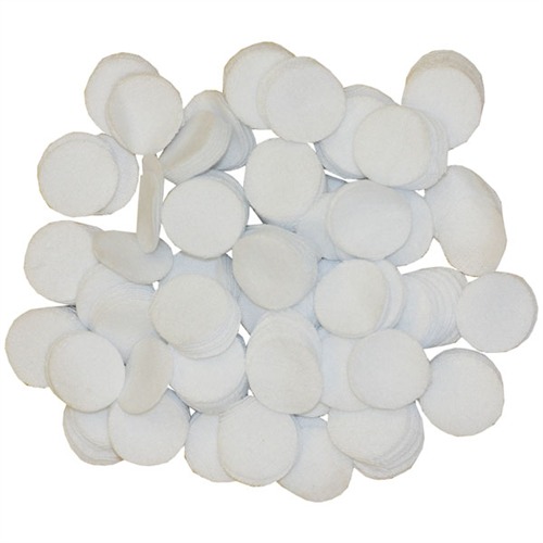 ROUND 100% COTTON FLANNEL CLEANING PATCHES ROUND COTTON FLANNEL PATCHES, .875” .17/.22 CAL, 1000 PACK ROUND 100% COTTON FLANNEL CLEANING PATCHES ROUND COTTON FLANNEL PATCHES, .875” .17/.22 CAL, 1000 PACK