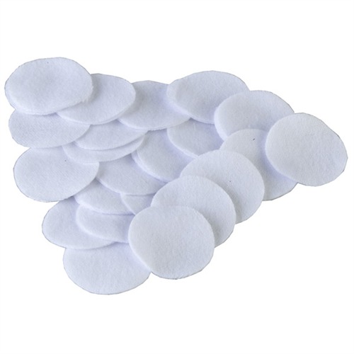 ROUND 100% COTTON FLANNEL CLEANING PATCHES ROUND COTTON FLANNEL PATCHES, 1.75” .270/.38 CAL, 1000 PACK