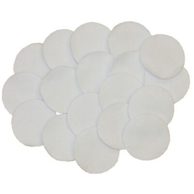 ROUND 100% COTTON FLANNEL CLEANING PATCHES ROUND COTTON FLANNEL PATCHES, 2.25” .35 CAL/20 GA, 1000 PACK