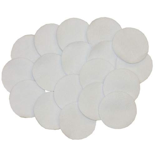 ROUND 100% COTTON FLANNEL CLEANING PATCHES ROUND COTTON FLANNEL PATCHES, 2.25” .35 CAL/20 GA, 1000 PACK