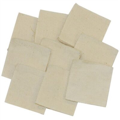 HEAVY-DUTY PATCHES HEAVY DUTY SQUARE COTTON PATCHES, 1.75”, .338 CAL, 1000 PK