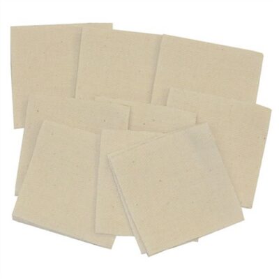 HEAVY-DUTY PATCHES HEAVY DUTY SQUARE COTTON PATCHES, 2.5” .35CAL/20 GA, 1000 PK