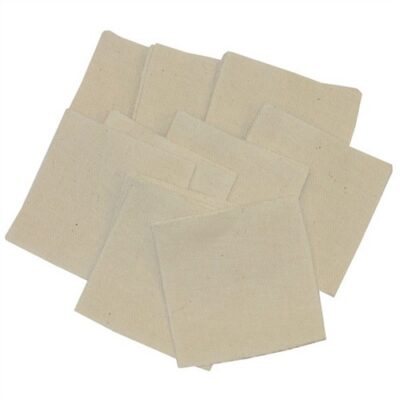HEAVY-DUTY PATCHES HEAVY DUTY SQUARE COTTON PATCHES, 3”, 16/12 GA, 1000 PK