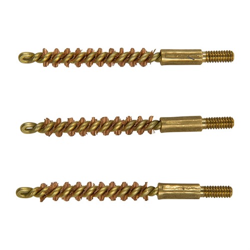STANDARD LINE BRONZE BORE BRUSHES STANDARD LINE BRONZE PISTOL BRUSH 17 CALIBER 3 PACK STANDARD LINE BRONZE BORE BRUSHES STANDARD LINE BRONZE PISTOL BRUSH 17 CALIBER 3 PACK