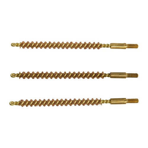 STANDARD LINE BRONZE BORE BRUSHES FOR RIFLE STANDARD LINE BRONZE RIFLE BRUSH 17 CALIBER 3 PACK STANDARD LINE BRONZE BORE BRUSHES FOR RIFLE STANDARD LINE BRONZE RIFLE BRUSH 17 CALIBER 3 PACK