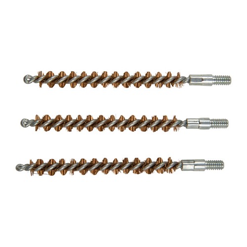 STANDARD LINE BRONZE BORE BRUSHES FOR RIFLE STANDARD LINE BRONZE RIFLE BRUSH 6MM-25 CALIBER 3 PACK STANDARD LINE BRONZE BORE BRUSHES FOR RIFLE STANDARD LINE BRONZE RIFLE BRUSH 6MM-25 CALIBER 3 PACK