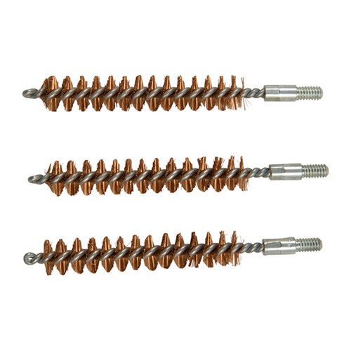 STANDARD LINE BRONZE BORE BRUSHES FOR RIFLE STANDARD LINE BRONZE RIFLE BRUSH 375 CALIBER 3 PACK STANDARD LINE BRONZE BORE BRUSHES FOR RIFLE STANDARD LINE BRONZE RIFLE BRUSH 375 CALIBER 3 PACK