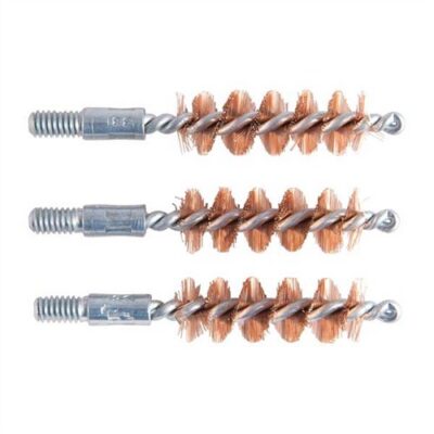 STANDARD LINE BRONZE BORE BRUSHES STANDARD LINE BRONZE PISTOL BRUSH 9MM-38/357 CALIBER 3 PACK