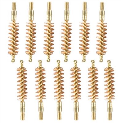 SPECIAL LINE’™ BRASS CORE HANGUN BORE BRUSHES SPECIAL LINE BRUSH, BRASS, 9MM/.38./357 CAL PISTOL, 12 PACK