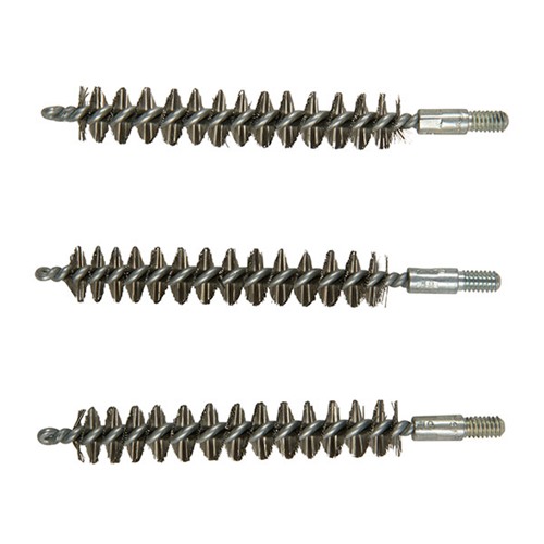 STANDARD LINE STAINLESS STEEL CENTER FIRE RIFLE BORE BRUSHES STANDARD LINE STAINLESS 35/38/357 CALIBER RIFLE BRUSH 3 PACK