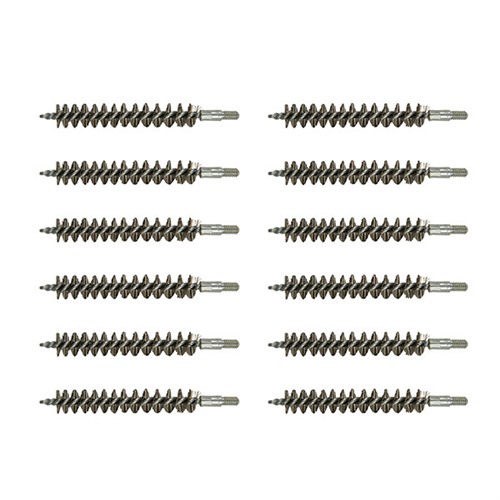 STANDARD LINE STAINLESS STEEL CENTER FIRE RIFLE BORE BRUSHES STANDARD LINE STAINLESS 35/38/357 CALIBER RIFLE BRUSH 12PACK