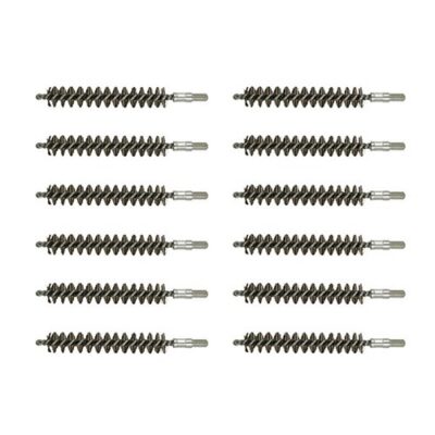 STANDARD LINE STAINLESS STEEL CENTER FIRE RIFLE BORE BRUSHES STANDARD LINE STAINLESS 375 CALIBER RIFLE BRUSH 12 PACK