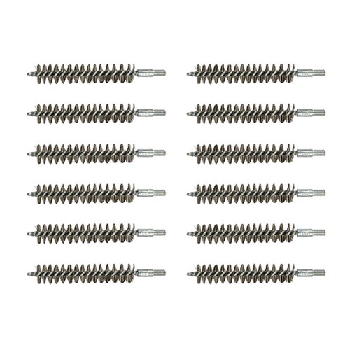 STANDARD LINE STAINLESS STEEL CENTER FIRE RIFLE BORE BRUSHES STANDARD LINE STAINLESS 44/45 CALIBER RIFLE BRUSH 12 PACK