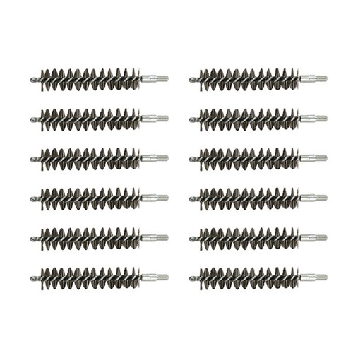 STANDARD LINE STAINLESS STEEL CENTER FIRE RIFLE BORE BRUSHES STANDARD LINE STAINLESS 50 CALIBER RIFLE BRUSH 12 PACK