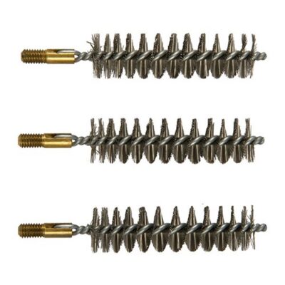 STANDARD LINE STAINLESS STEEL MUZZLELOADER RIFLE BORE BRUSHES STANDARD LINE BRUSH, .54 CALIBER MUZZLELOADER, SS, 3 PACK