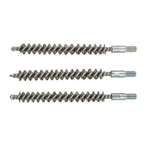 STANDARD LINE STAINLESS STEEL CENTER FIRE RIFLE BORE BRUSHES STANDARD LINE STAINLESS 6.5MM RIFLE BRUSH 3 PACK